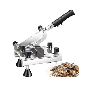 नई स्टेनलेस स्टील कॉम्पैक्ट मैनुअल कैंडी काटने की मशीन मूंगफली भंगुर और नौगat रोल प्रसंस्करण के लिए - Product Image 4