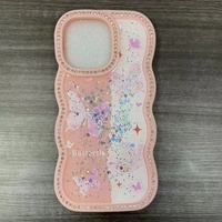 Coque de téléphone de luxe scintillante papillon pour filles pour iPhone 17 16 15 14 13 12 11 et ITEL City 100 A18 A58 A56, étui en TPU diamant