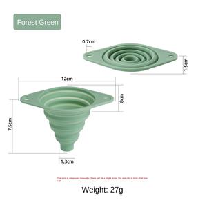 Food Grade Silicone Mini Telescopic Folding Funnel with Wide Mouth for Oil Wine Pouring <strong>Kitchen</strong> &amp; Household <strong>Use</strong> Model KM-1101 - Product Image 6