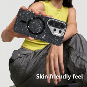 Nouveau support d'objectif en métal transparent avec paillettes brillantes pour coque <span class=keywords><strong>Magsafe</strong></span> pour <span class=keywords><strong>Samsung</strong></span> Galaxy S26 S25 S24 S23 <span class=keywords><strong>S22</strong></span> Ultra Plus S25FE, coque magnétique - Product Image 5