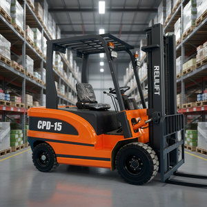 מלגזה חשמלית 1.5 טון יעילה במיוחד לעבודה במפעלים ומחסנים, בעלת פלטפורמה רחבה נגד החלקה, ניתנת להתאמה אישית. - Product Image 6