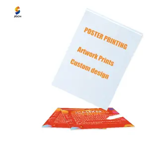 Fornecedor Design personalizado A1 A2 A3 A4 Poster Impressão personalizada Poster Obra Imprime para promoção