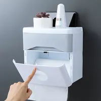 शौचालय कागज तौलिया बॉक्स छिद्रित मुक्त रोल ट्यूब पम्पिंग कागज टॉयलेट पेपर बॉक्स निविड़ अंधकार शौचालय रैक