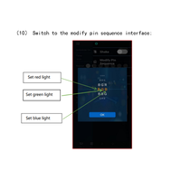 Contrôleur pour LED Neon Flex SPI WS2811 Pixel RGBIC adressable par téléphone et télécommande avec batterie