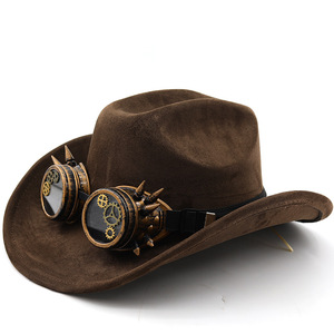 Fire Fist Ace COSPLAY One Piece performance de scène d'anime japonais même chapeau de cowboy en daim dessin animé - Product Image 1