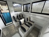 Bateau de travail en aluminium de 36 pieds (11 m) avec une capacité de 6 tonnes, bateau de travail, bateau pour sauter d'île à île, barge de cargaison, embarcation de débarquement à vendre