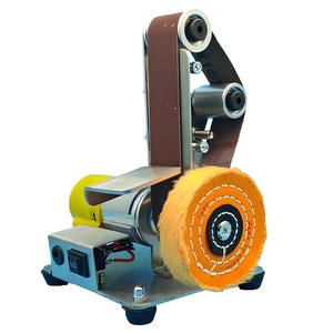 Multifunctional Desktop Vertical Micro <b>Mini</b> Electric Belt Sander DIY Polishing machine fixed angle <b>grinder</b> - Product Image 5