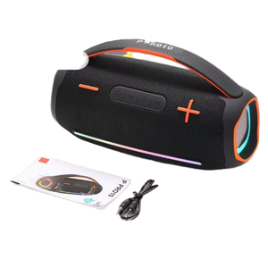 新款Ppro10无线5.3扬声器RGB发光二极管IPX4防水便携式大功率30w战斗鼓户外低音炮 - Product Image 1