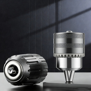 Mandrin de perceuse sans clé de 10 mm avec conception à trois mâchoires en acier rigide manuel, pièces détachées pour outils électriques - Product Image 2