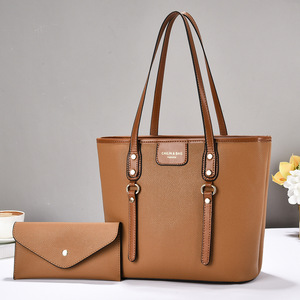 Conjunto de Bolsos Tote para Mujer An Ru Shi, Color Rojo, Gran Capacidad, Bolso Bandolera de un Solo Hombro, Uso Diario, Forro de Poliéster - Product Image 2