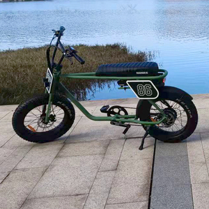 500w 48v Lithium Battery High Speed Retro Vintage <b>Ebike</b> Hubless Hybrid Fat Tire Aluminum <b>Frame</b> Passenger Mountain Elec - Product Image 5