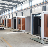 Hôtel, villa, bureau, bâtiment modulaire préfabriqué en panneaux sandwich d'acier, pliable et extensible, taille personnalisée, PuTian Tiny Living