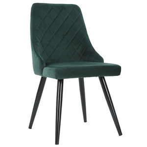 Mẫu Miễn Phí Thép Không Gỉ Pu 6 Cao Backed Luxury Tím Trắng Pháp Sơn Rắn Gỗ Gụ Ghế Ăn Cho Phòng Ăn - Product Image 2