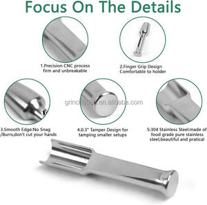 Mini <span class=keywords><strong>cuchara</strong></span> de acero inoxidable con herramienta de apisonamiento, <span class=keywords><strong>cuchara</strong></span> de capacidad de 0,1 <span class=keywords><strong>gramos</strong></span> para uso multiusos azúcar sal polvo especias para Cocina - Product Image 5
