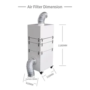 Filtre à air pour machine à Laser, au fumée, découpeur laser, livraison gratuite