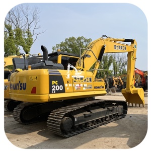 Excavatrice d'occasion de 20 tonnes Komatsu PC200-8 Excavatrice hydraulique à chenilles pour la construction et les travaux de terrassement komatsu PC160 PC200 PC210 PC220 - Product Image 1