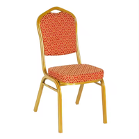 Chaise de banquet empilable en fer de haute qualité pour hôtel, moderne, vente en gros, pas chère, pour salle à manger, extérieur, salon, cuisine, conférence