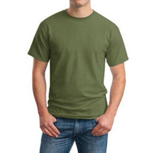 T-shirt col rond pour hommes, personnalisé, blanc, à la mode - Product Image 1