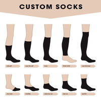 Chaussettes de sport en coton tricoté pour jeunes, personnalisables, à coupe élastique, respirantes, pour la gym et l'exercice