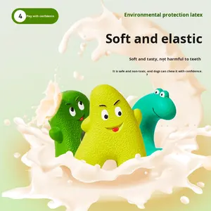 Yite Pet eco-friendly forma di lettera in lattice resistente al suono masticabile divertente dentizione noia sollievo giocattolo interattivo per cani - Product Image 3