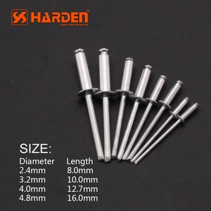 Harden Tools última promoción precio OEM <span class=keywords><strong>profesional</strong></span> estándar aluminio sujetador remache ciego - Product Image 1