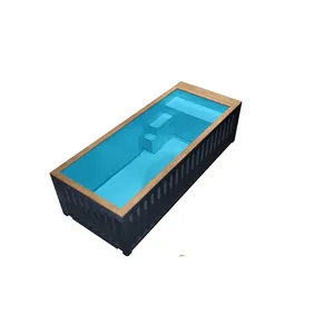 Calentador de agua de gas natural de seta de sombra al por mayor para spa y piscina de contenedores