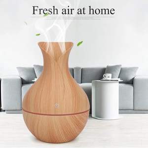 Humidificateur d'air, diffuseur d'huiles essentielles, pulvérisateur de brume silencieux, purificateur d'air pour voiture, humidificateur d'huiles aromatiques, mini humidificateur en bois pour chambre à coucher, 130 ml - Product Image 6