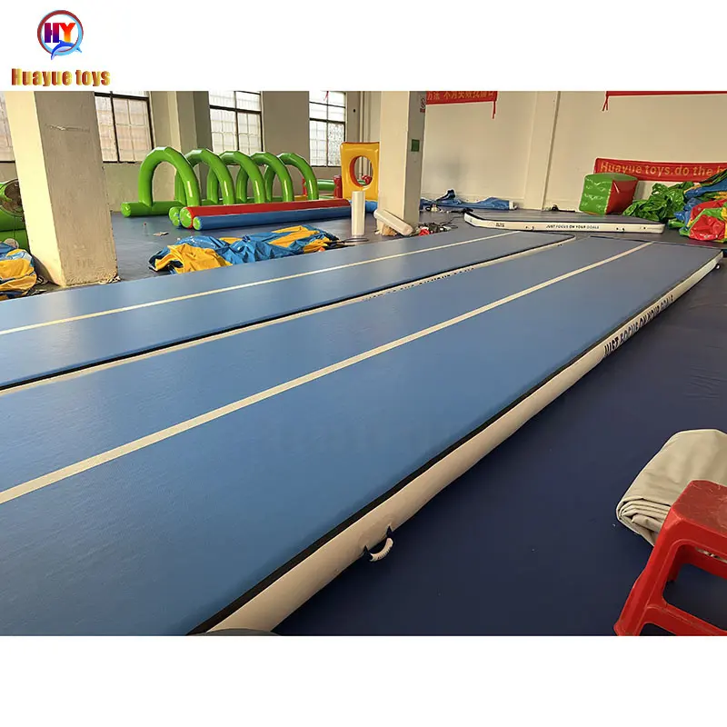 Factory Sport Games Gym Mat Inflatable Air Tumble Track,Folding Gymnastics Air Mat,Inflatable Air Track For Sale