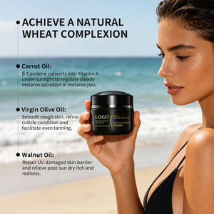 Crema Aceleradora de <span class=keywords><strong>Bronceado</strong></span> OEM con Aceite de <span class=keywords><strong>Zanahoria</strong></span>, Aceite de Oliva y Aceite de Nuez, <span class=keywords><strong>Acelerador</strong></span> de <span class=keywords><strong>Bronceado</strong></span> Hidratante para un Brillo <span class=keywords><strong>Bronceado</strong></span> Natural - Product Image 2