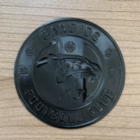 Patch de football en TPU en gros, patch d'équipe, étiquette thermocollante 3D personnalisée en silicone TPU, patch autocollant floqué pour vêtements
