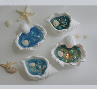 LunaLith Bougie d'Art Créative Personnalisée Coquillage pour Kit de Fabrication de Bougies et Parfums d'Intérieur Faits Main pour Entreprises