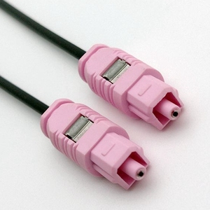 Cable de Audio Óptico de Fibra de Plástico Rosa de 1m, Modelo Kinz 2.2 Personalizable, con Atenuación de 180dB/km, Toslink <span class=keywords><strong>SPDIF</strong></span> - Product Image 4