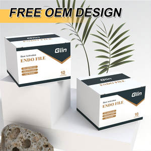 Venta de fábrica, limas de mano Gold Pro, taladros de conducto radicular activados por calor Niti Nano Gold, limas de apertura SX para tratamiento de conducto radicular - Product Image 6