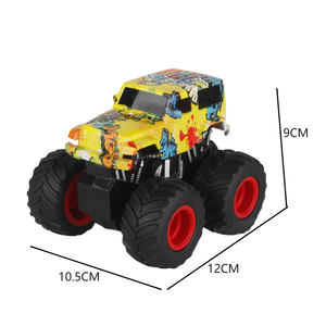 Yuglow 2'si 1 Arada 4 Çeker Ataletli Canavar Akrobasi Kamyoneti |   360 °   Graffiti Off-Road Plastik Oyuncak Döndürün - Product Image 6