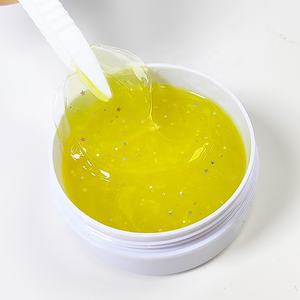 Parches de <span class=keywords><strong>Ojos</strong></span> Veganos de Colágeno con Té Verde <span class=keywords><strong>para</strong></span> Etiqueta Privada, Antienvejecimiento, Eliminación de Hinchazón, con Brillo de Estrella Seca - Product Image 4