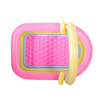 Nouvel arrivage Arche gonflable à thème de fleurs à 3 couches Fête des filles Taille personnalisable Piscine extérieure rectangulaire Logo en PVC