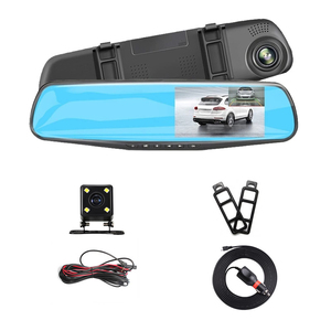 Caméra de Voiture Électrique HD 0728 avec Batterie, Enregistreur Vidéo de Conduite 24h/24, Caméra Avant et Arrière 1080p, Version Française - Product Image 1