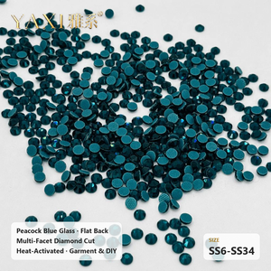 Strass Termoadesivi in Cristallo con Fondo Piatto, Ecologici, 12 Sfaccettature, Termosaldabili, Colori Chilli, <span class=keywords><strong>Claret</strong></span>, Flame, Wheat per Autunno e Natale - Product Image 1