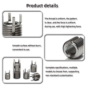 Insertos De Acero Inoxidable Insertos De Rosca De Bloqueo De Llave Inserto De Rosca De Alambre Reparado M12 Otros Sujetadores Bujes Insertos De <span class=keywords><strong>Carburo</strong></span> - Product Image 3