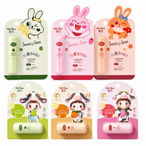 Protector Solar Natural Humectante para Niños, Bálsamo Labial Transparente con Sabor Afrutado, Barra Hidratante de Larga Duración, Diseño Infantil con Dibujos Animados - Product Image 6