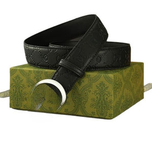 Cinturón de cuero para hombre, nuevo estilo, versátil, adecuado para pantalones, informal, de negocios, de primera calidad, moderno y a la moda. - Product Image 5