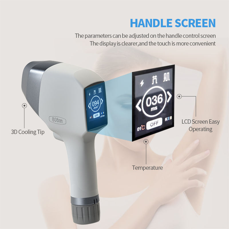 Manija del retiro del pelo del laser del diodo