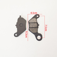 Plaquettes de frein pour véhicule électrique Small F150, plaquettes de frein avant et arrière pour scooter E-Moped, résistantes à l'usure