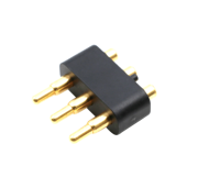 Conector POGO Pin de 4 Pines con Resorte, Chapado en Oro, para PCB, Certificado ROHS