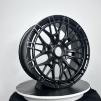 Jantes forgées sur mesure noires avec anneau d'air, tailles 20 et 22 pouces, PCD 6x139.7 6x135 pour Cadillac CTS