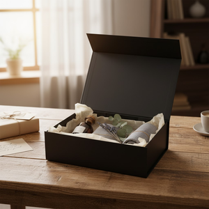 Hot Selling <b>Black</b> Paper Packaging Folding Shoe <b>Gift</b> <b>Box</b> Custom Magnetic Paper <b>Box</b> Packaging - Product Image 3