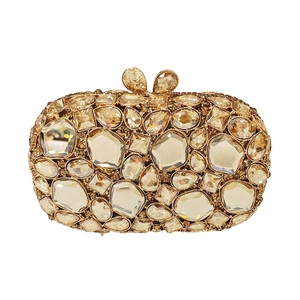 Luxury Crystal Clutch <b>Purse</b> for Women Sparkly Rhinestone Evening Bag Detachable Chain Handbag for Wedding Date Night - Product Image 2