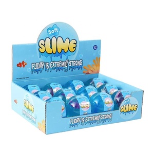 Scatola di vetro pieghevole in cartone ondulato Set di melma di cristallo giocattolo divertente per bambini scatola di imballaggio personalizzata - Product Image 1