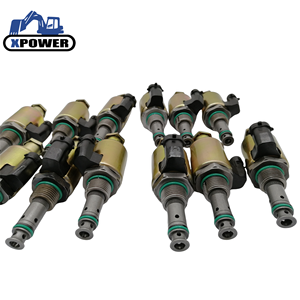 Válvula Solenoide XPower 1225053 40996168 1131544 1071228 12V 24V para Excavadora de Orugas E322C/E325C, Piezas de Motor 3126/3126B - Product Image 1