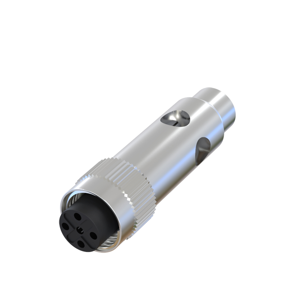 connector m12 circular sensor with length shielding core female for industrial device
